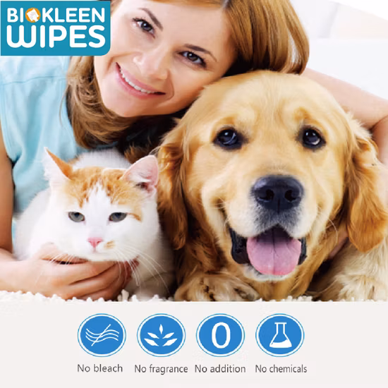 Biokleen 35 CT Reisegröße, China, Lieferanten, empfindlich, groß, freundliche Produkte, hergestellt, Luxus-Händler, Hunde- und Katzenhygiene, Haustier-Trocken-Feuchttücher
